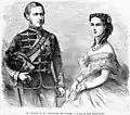 Le Prince et la Princesse de Galles, 1867