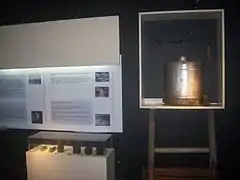 Exposition des vieilles Caves dans le Museo de la Uva y el Vino.