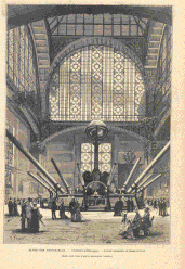 Exposition Universelle - L'Industrie métallurgique - Pavillon Laveissiere au Champ-de-Mars en 1878.