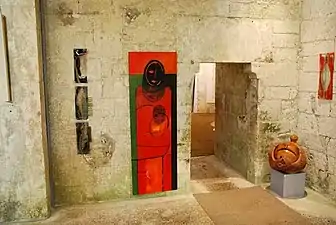 Exposition artistique à l'abbaye (2012).