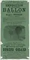 Exposition du ballonCita di Firenceà la Salle de Concert du Cercle Artistique puis sur la Place Saint-MichelParis, 1870