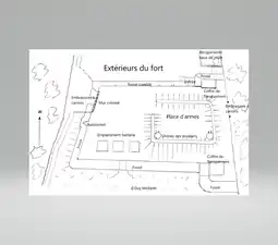 Extérieurs du fort