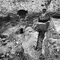 Les celliers subsistant lors des fouilles aujourd'hui sous le château principal