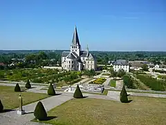 Vue depuis les jardins.