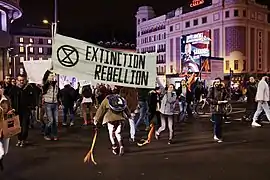 Manifestation à Madrid (Espagne).
