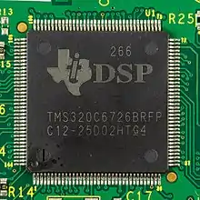 Description de l'image Extron DMP 128 - subboard 20-947-01LF - Texas Instruments TMS320C6726BRFP-6531.jpg.