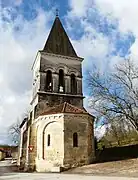 Le chevet de l'église Saint-Pierre-ès-Liens.