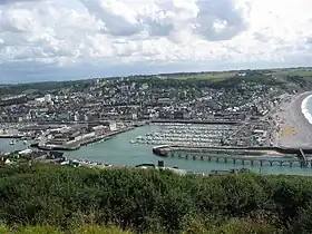 Le port en vue aérienne