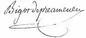 signature de Félix Julien Jean Bigot de Préameneu