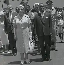 Boigny avec Golda Meir, 1962