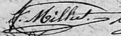 signature de Félix Milliet