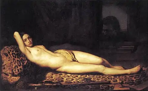 La Femme nue dit Repos et Désir ou encore La Bacchante (vers 1844), musée des beaux-arts de Dijon.