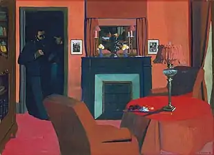 Félix Vallotton : La Chambre rouge (1898)