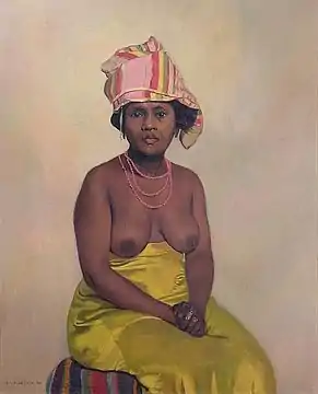 Portrait d'une femme africaine (1910), musée d'art moderne de Troyes.