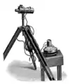 Pyromètre optique Féry de coulée de métal en 1898.
