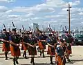 De La Salle Scout Pipe-band lors du Fête des Langoustines 2009.