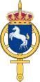 Blason du Försvarsmaktens underhållscentrum, qui fait partie des forces armées suédoises