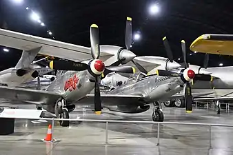 Un F-82B Twin Mustang au National Museum of the USAF.