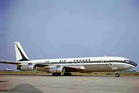 Un Boeing 707-320B d'Air France, similaire à celui impliqué dans l'accident.