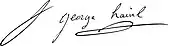 signature de George Hainl