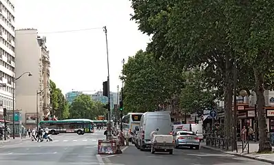 Partie sud, vers la porte d'Orléans.