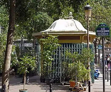 Un chalet du marché aux fleurs datant des années 1920.