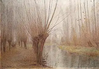 La Vesle en novembre à Jonchery-sur-Vesle de Paul Bocquet.