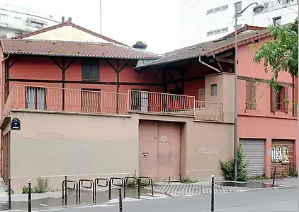 Maison du n° 60, détruite en 2021.