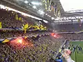 Le virage des Ultras du Fenerbahçe SK