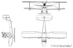 vue en plan de l’avion