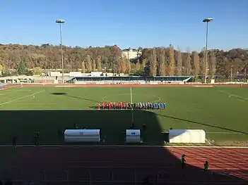 FC Melun en Coupe de France contre Chamalières au stade de Melun.