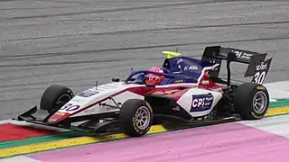 Enzo Fittipaldi en Formule 3 FIA à Spielberg en 2021.