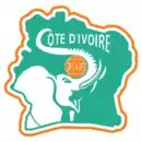 alt=Écusson de l' Équipe de Côte d'Ivoire