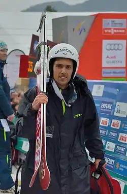 Vincent Descombes Sevoie à Engelberg en 2014.