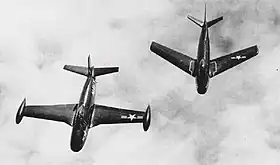 FJ-1 et FJ-2 en 1952.