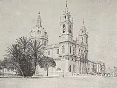 Basilique de Estrela à Lisbonne qui fut la première église consacrée au Sacré-Cœur.