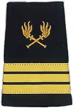 Fourreau d'épaule de capitaine du service des essences des armées.