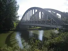 Le pont sur l'Aisne.