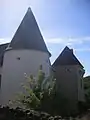 Vue du château de Beuvron.