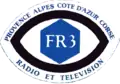 Ancien logo de FR3 Provence-Alpes-Côte d'Azur-Corse du 6 janvier 1975 au 15 décembre 1982.