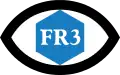 Logo de FR3-Nouvelle-Calédonie du 6 janvier 1975 à décembre 1982