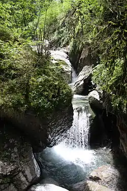 Vue des gorges.