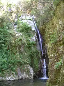 La cascade Salt de Maria Valenta à Arles-sur-Tech.