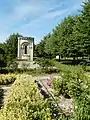 Le jardin de sculpture romane.