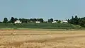 Un paysage agricole au sud de Moragne.