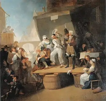 Un chirurgien barbier au travail(avant 1785)Staatsgalerie Altdeutsche MeisterAugsbourg