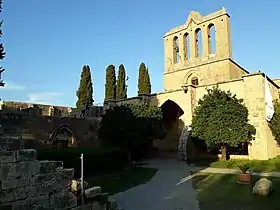 Les ruines de l'abbaye