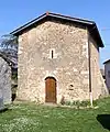 façade de la chapelle de Larny