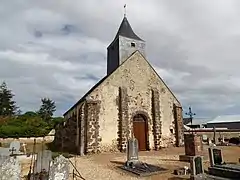 Façade ouest et clocher.