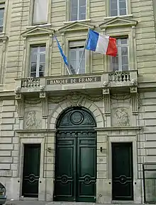 No 39 :Banque de France, entrée principale.